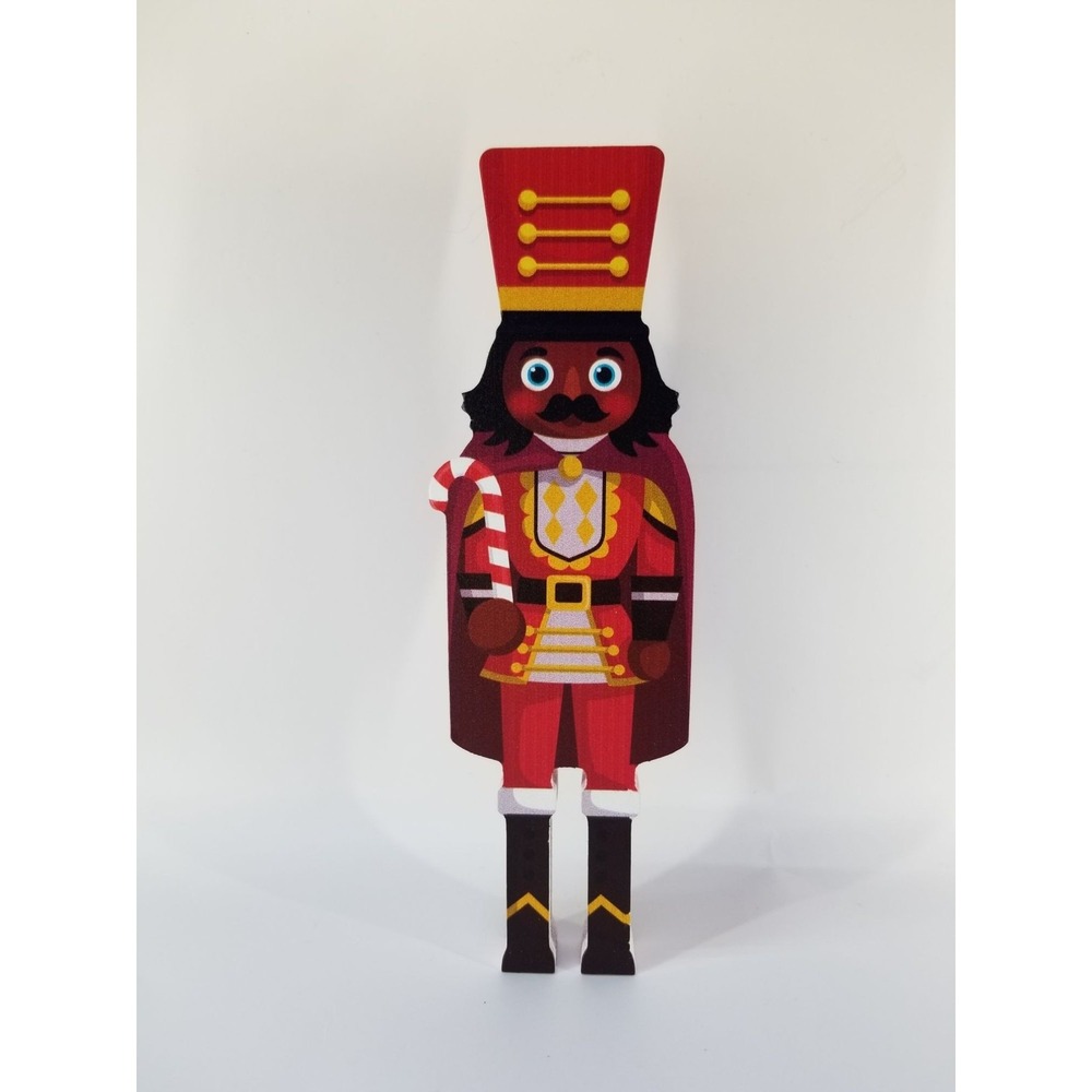 Nutcracker Set Adults 10-Inch Multicolor Excellent African American Decor - Picture 6 of 9